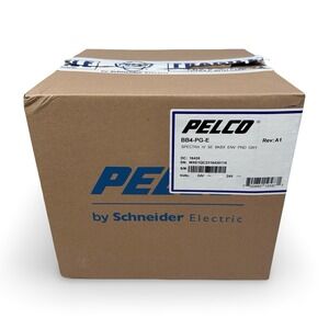 Pelco BB4-PG-E Spectra IV SE Environmental Pendant Back Box Gray 24V New